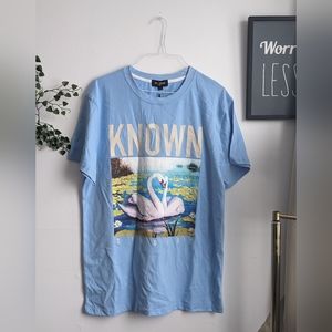 WELL KNOWN STUDIOS Tee Shirt for Men in size Small. 100% Cotton. NWT